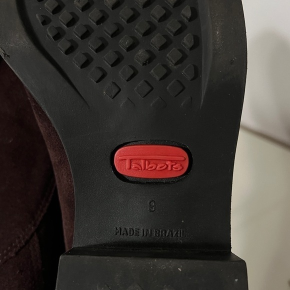 TALBOTS SUEDE MADE IN BRAZIL OXFORD SHOES SIZE WOMEN’S 9 - Picture 5 of 5